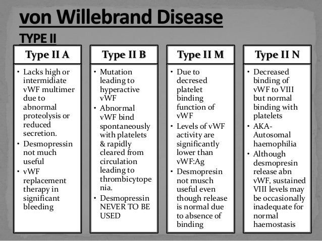 Bleeding Disorder Von Willebrand Disease Type Iii