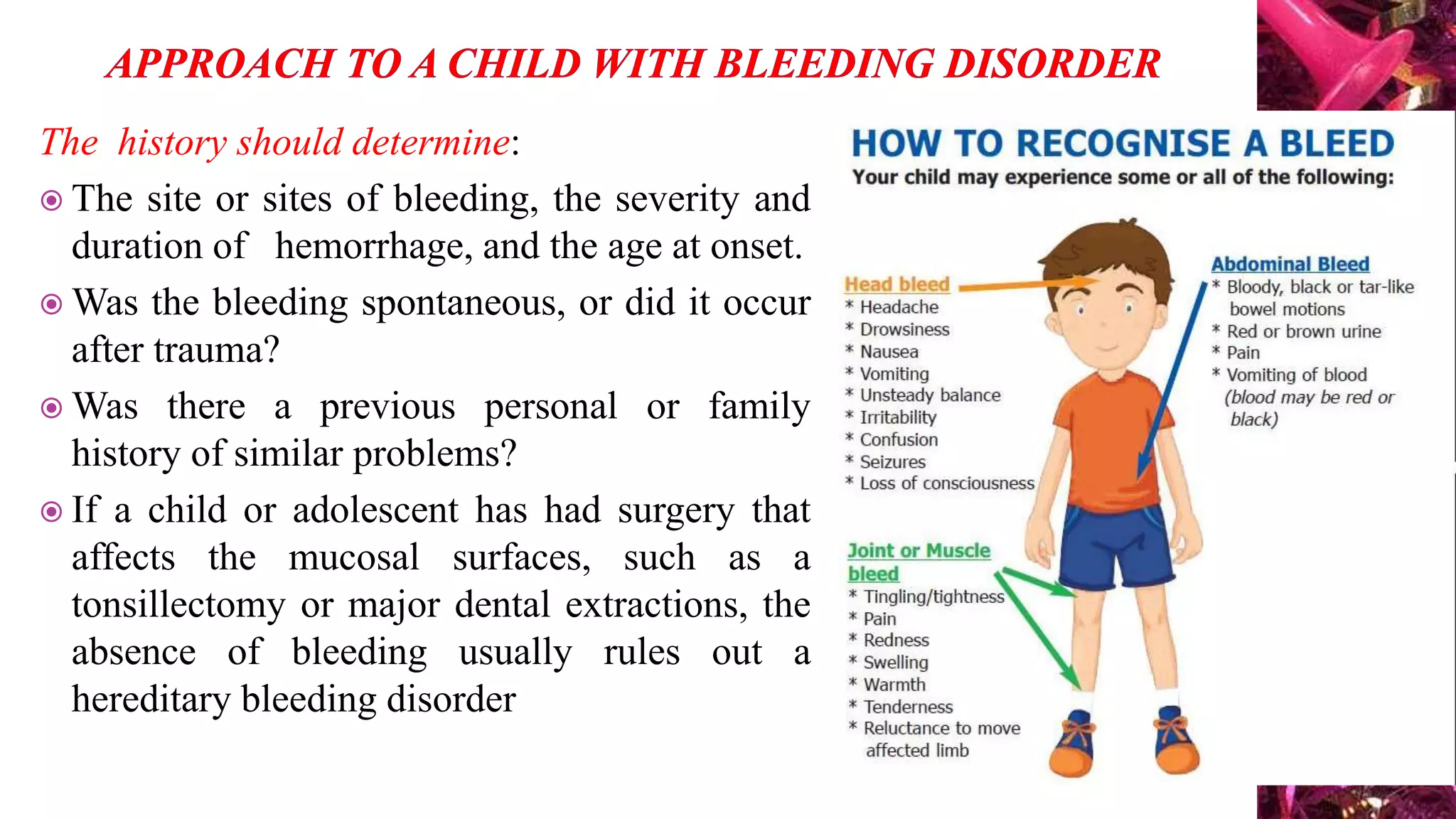 Bleeding disorders | PPTX