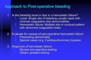 different bleeding_disorders presentation | PPT