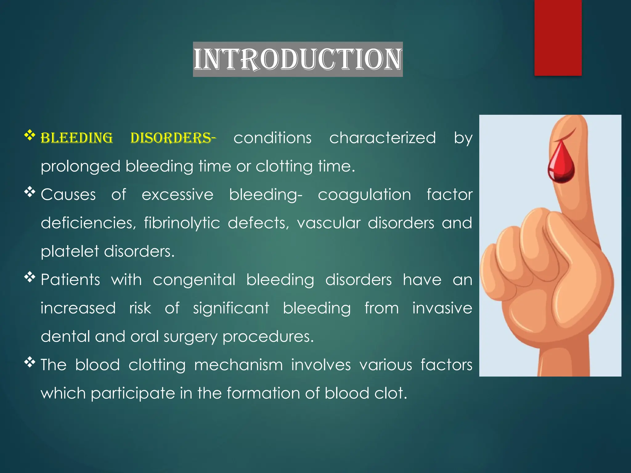 Bleeding disorders AND HEAMOSTATSIS AGENT.pptx