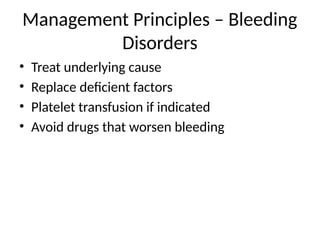 Bleeding Disorders and Thromboembolic Phenomena.pptx