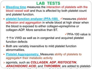 Bleeding disorders in children | PPTX