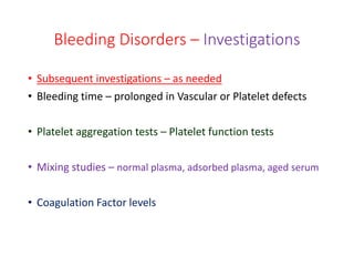 Bleeding disorders in children 2021 | PDF