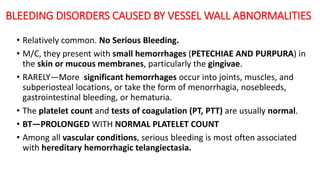 Comprehensive Overview of Bleeding Disorders: Causes, Pathogenesis, and ...