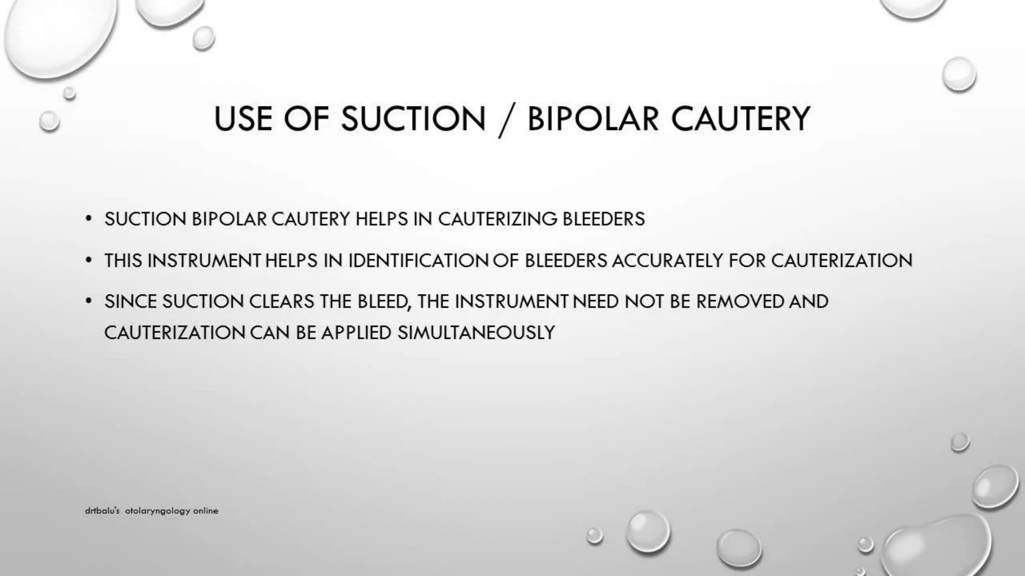 Reducing Bleeding fess