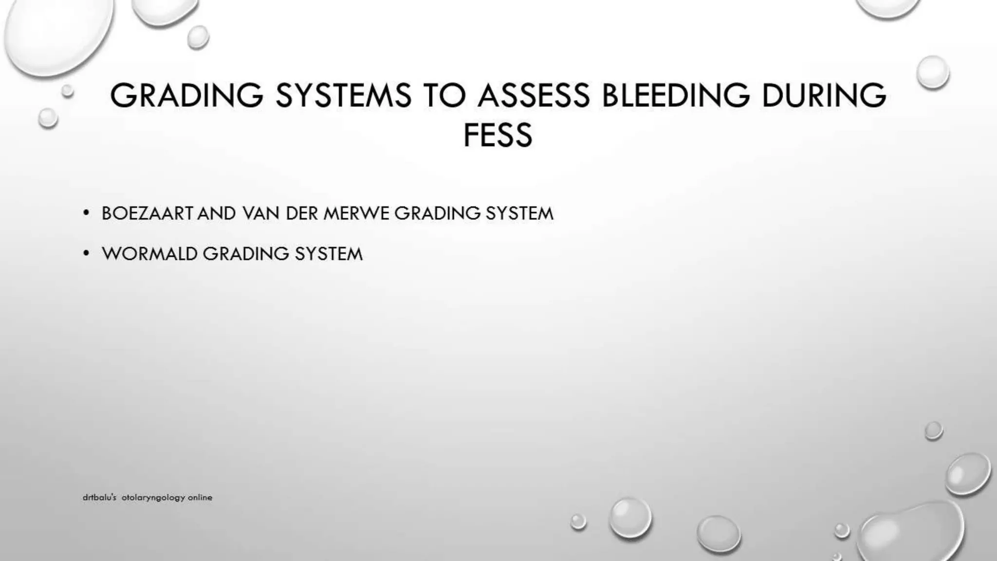 Reducing Bleeding fess