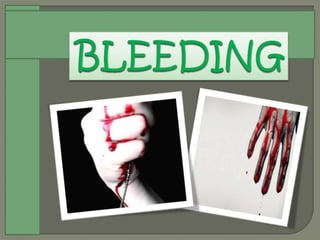 Bleeding first aid