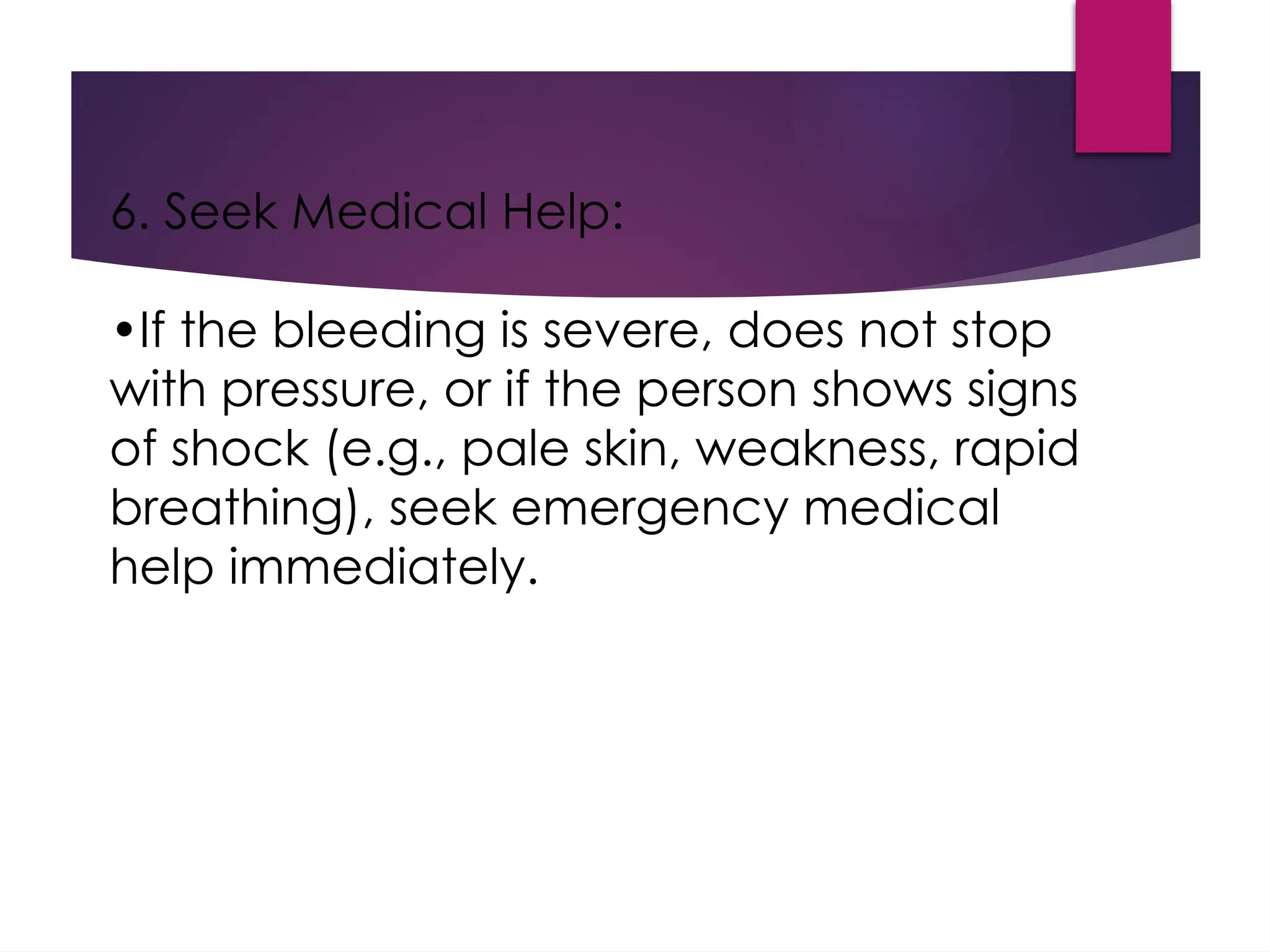 bleeding first aid.pptx medical health a | PPT