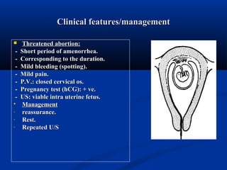 Bleeding in early pregnancy | PPT