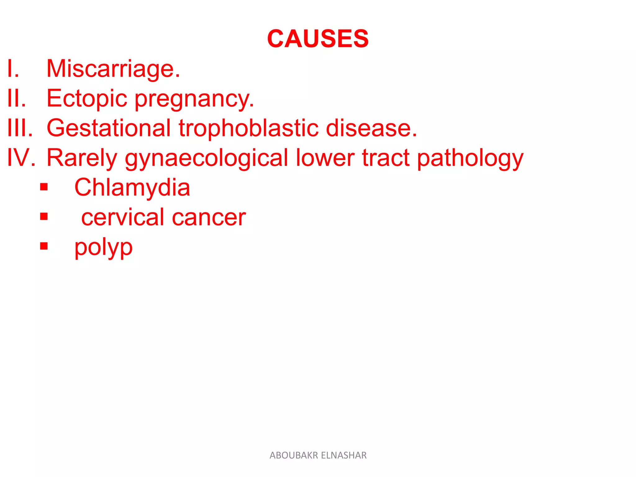 Bleeding in early pregnancy | PPT