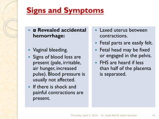 Bleeding in late pregnancy | PDF
