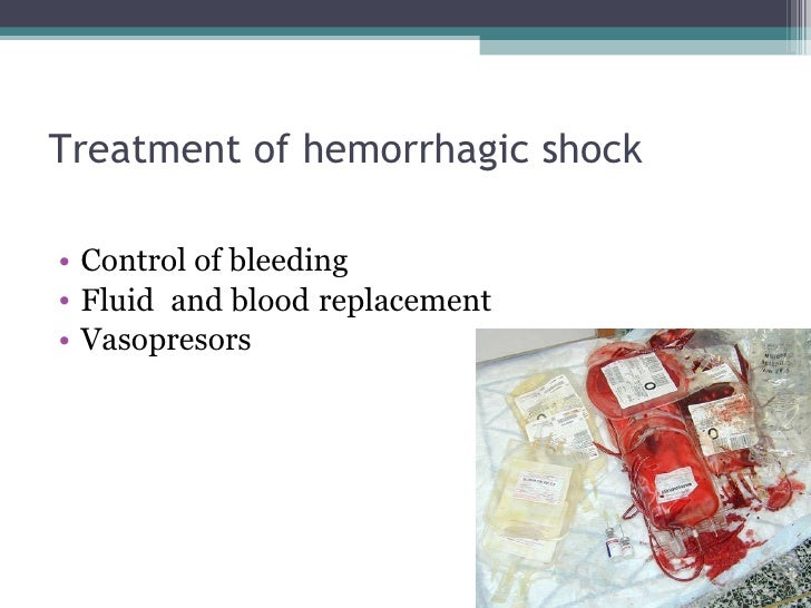 Bleeding shock
