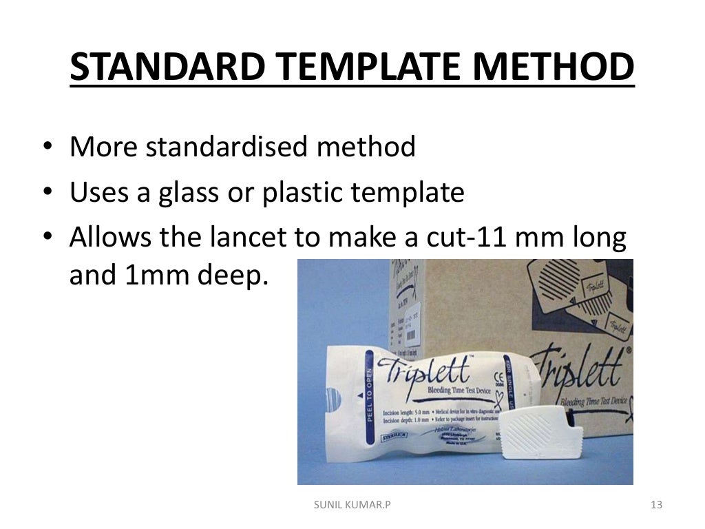 Bleeding time and clotting time