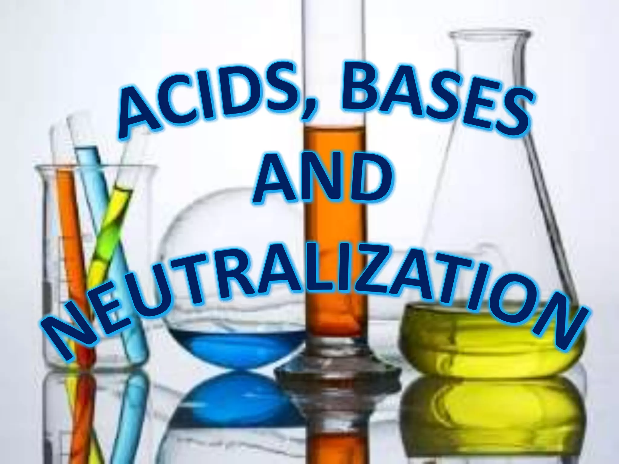 Acids, Bases and Neutralization | PPTX
