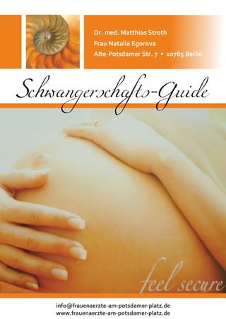 Schwangerenvorsorge - Mutterschaftsvorsorge - Frühschwangerschaft -  Diabetestest in Berlin-Mitte