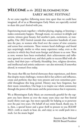 Welcome to the
As we come together, following more time apart than we could have
imagined, all of us at Bloomington Early ...