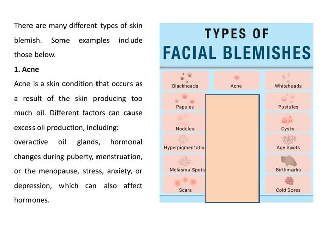 Blemishes: cosmetic related skin problem | PDF | Skin and Dermatology ...