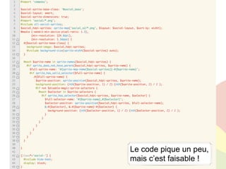 Le code pique un peu,
mais c’est faisable !
 