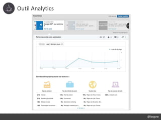 Outil Analytics
@largow
 