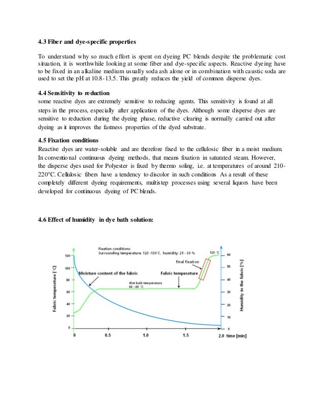 One bath dyeing process of polyester,cotton(pc) blend fabric.
