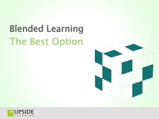 Blended Learning
The Best Option
 
