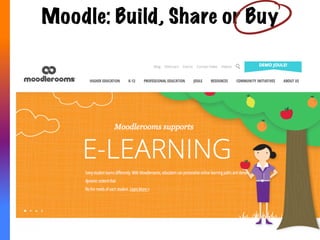 How to build an online course
Do-it-Yourself … versus … CMS
 