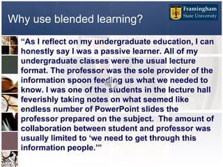 Blended Learning and Flipped Classroom: Increasing Student Engagement ...