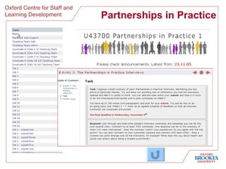 Partnerships in Practice 