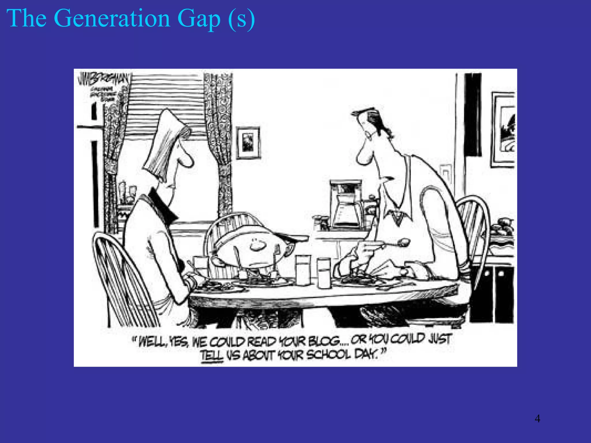 The Generation Gap (s) 