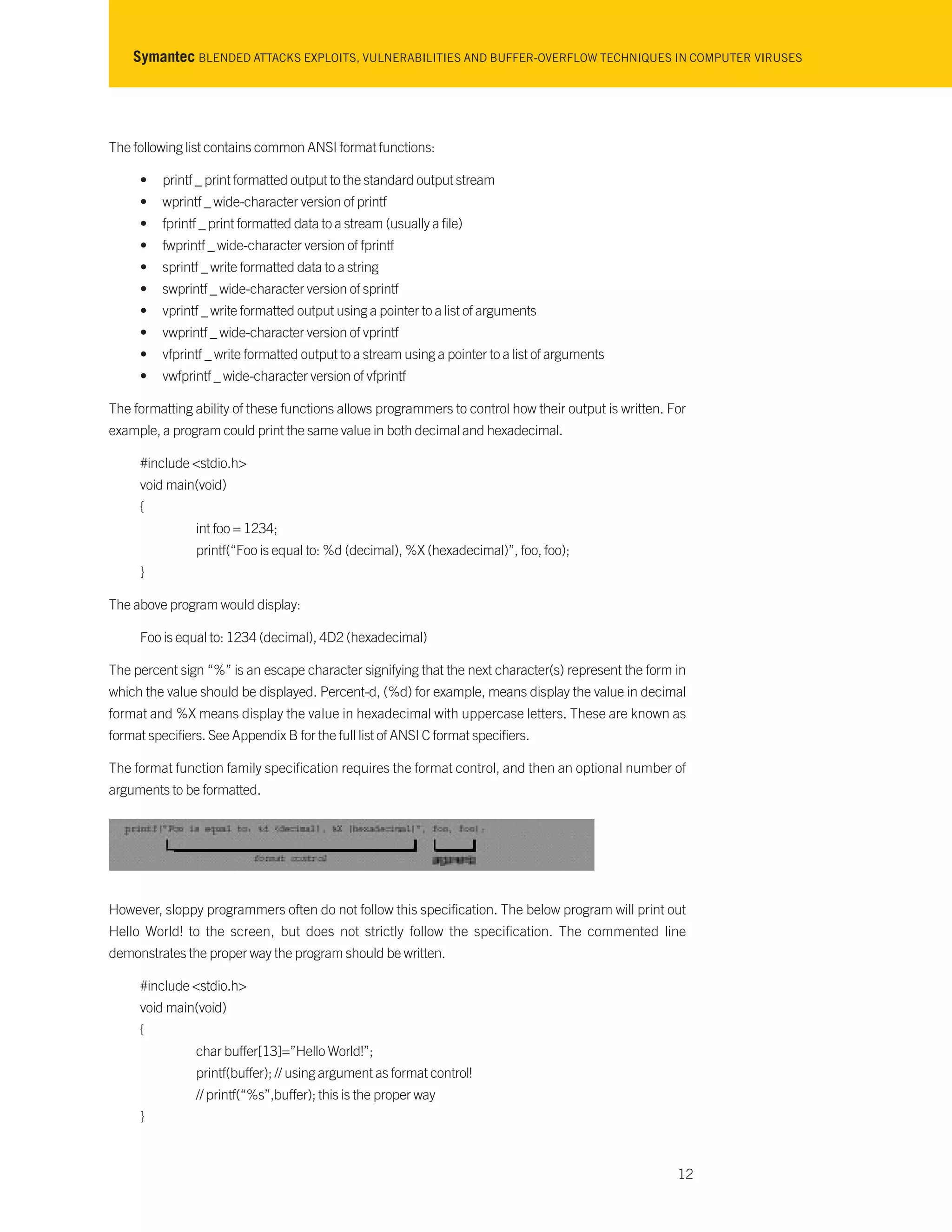 Blended attacks exploits, vulnerabilities and buffer overflow ...