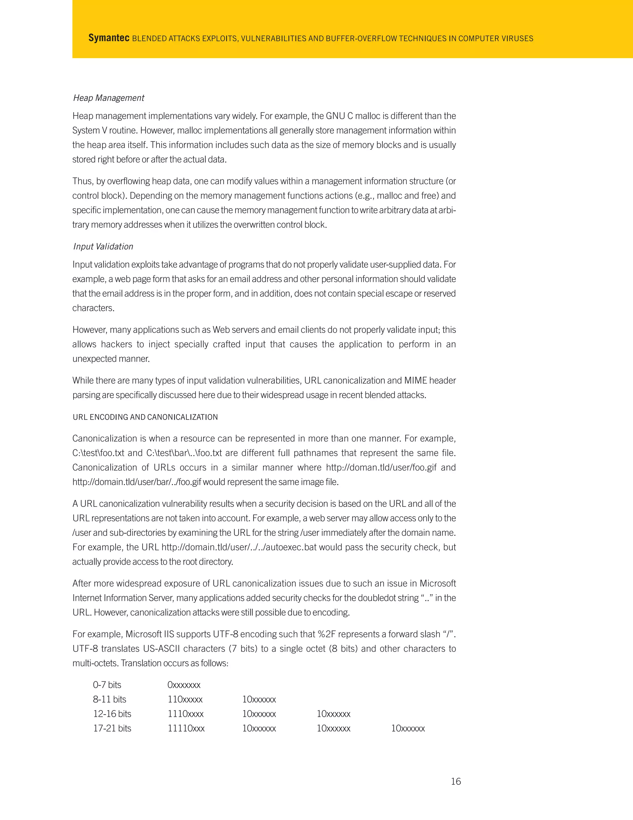 Blended attacks exploits, vulnerabilities and buffer overflow ...