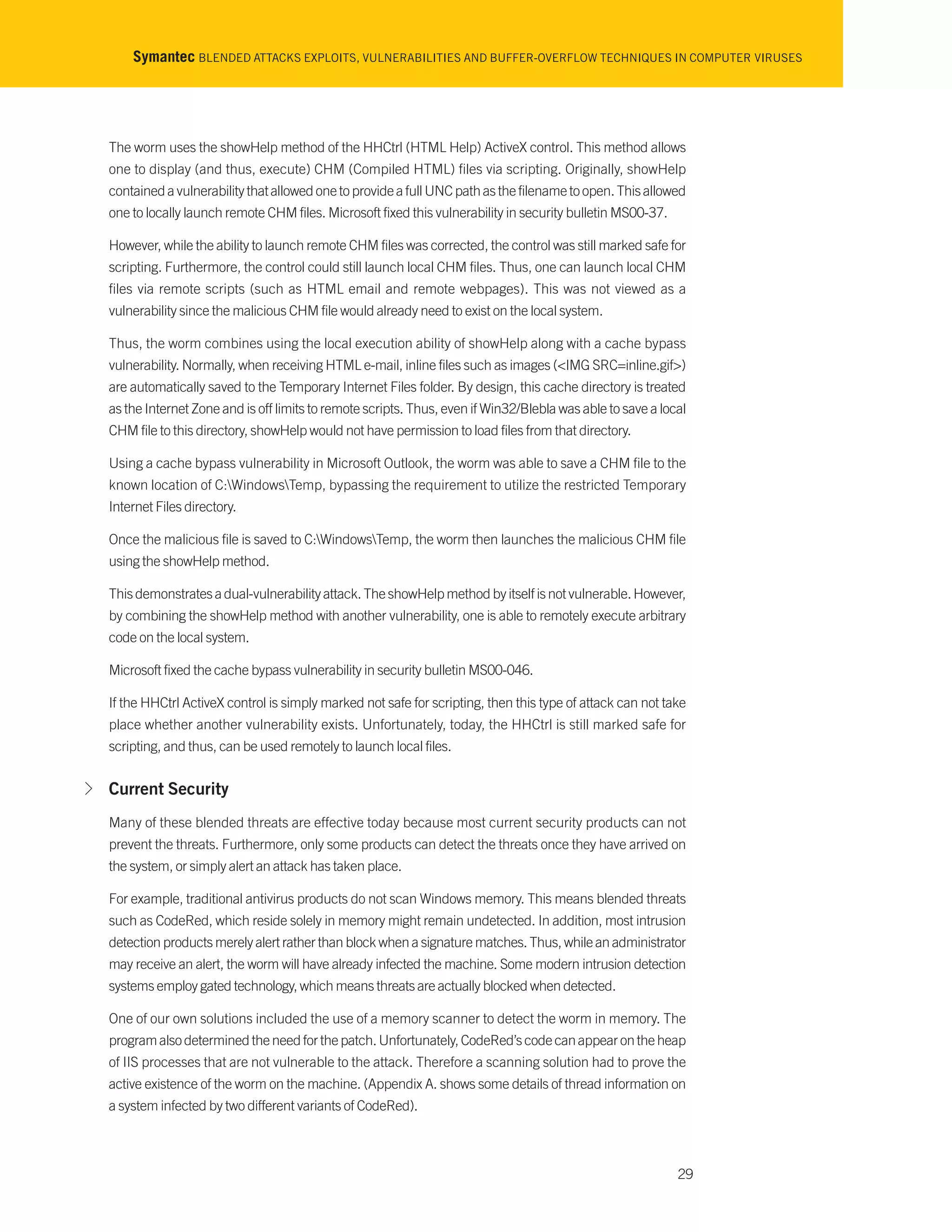 Blended attacks exploits, vulnerabilities and buffer overflow ...