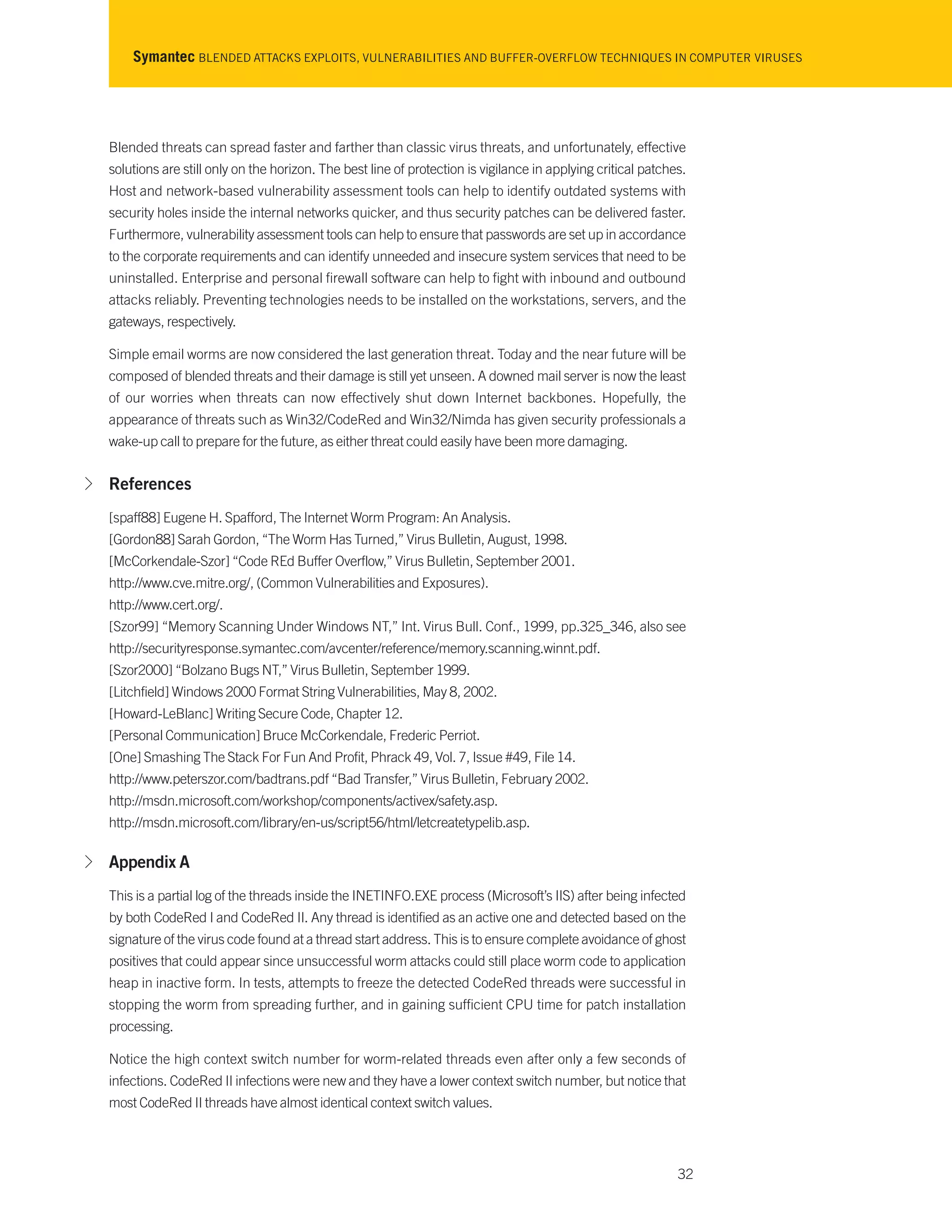 Blended attacks exploits, vulnerabilities and buffer overflow ...