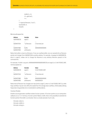 Blended attacks exploits, vulnerabilities and buffer overflow ...