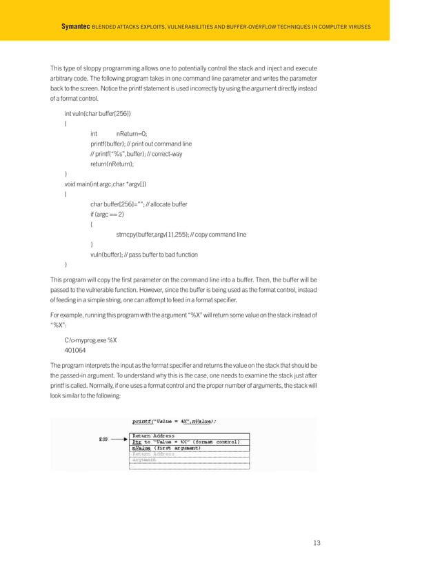 Blended attacks exploits, vulnerabilities and buffer overflow ...
