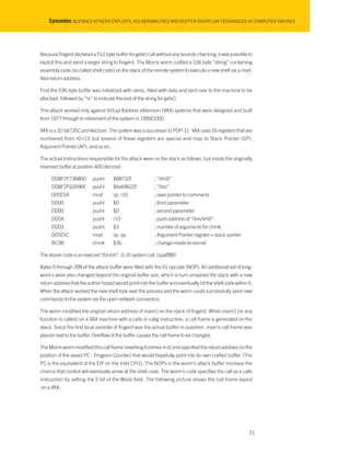 Blended attacks exploits, vulnerabilities and buffer overflow ...