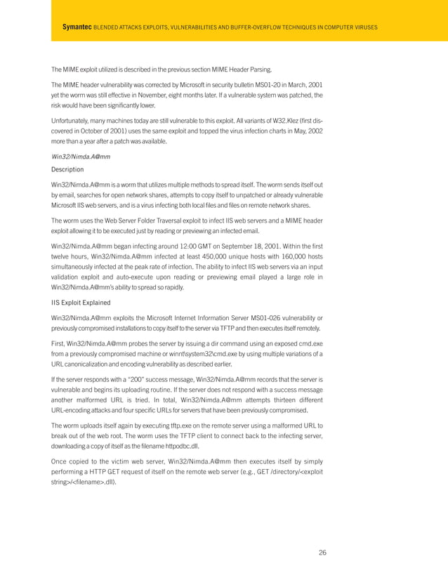 Blended attacks exploits, vulnerabilities and buffer overflow ...