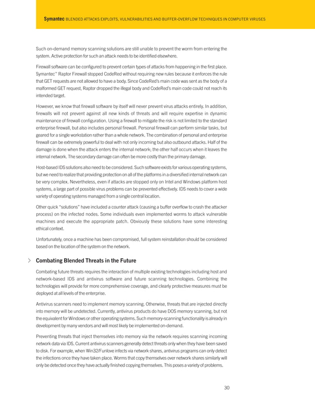 Blended attacks exploits, vulnerabilities and buffer overflow ...