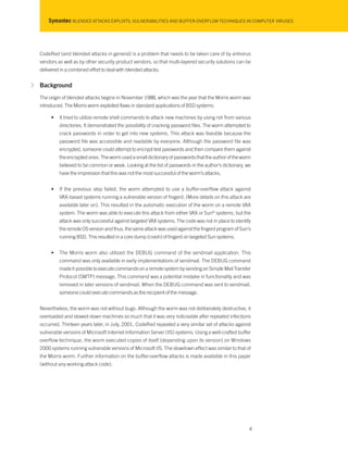 Blended attacks exploits, vulnerabilities and buffer overflow ...