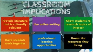 Blended instruction for EL Modern Learners