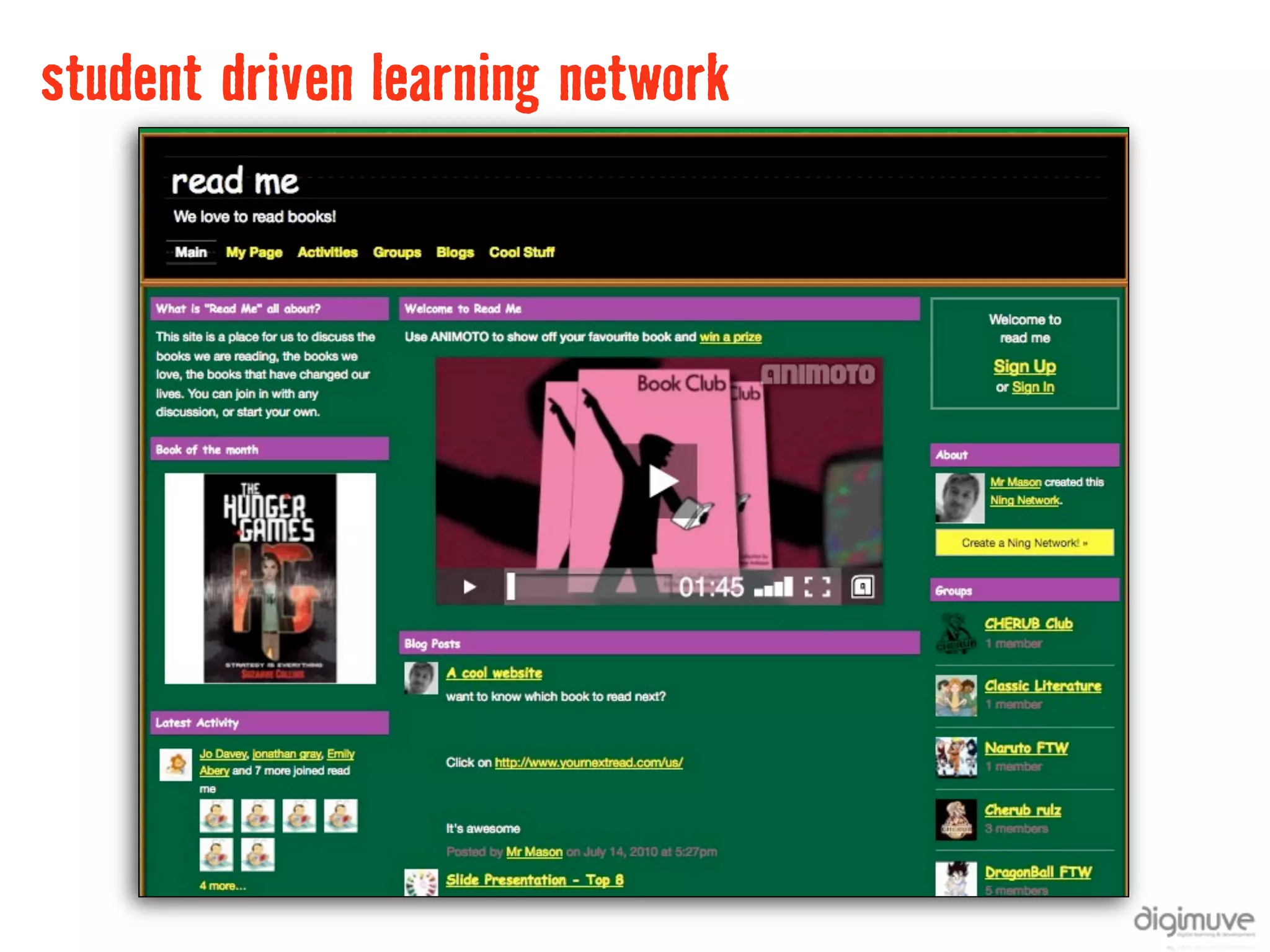 student driven learning network
 