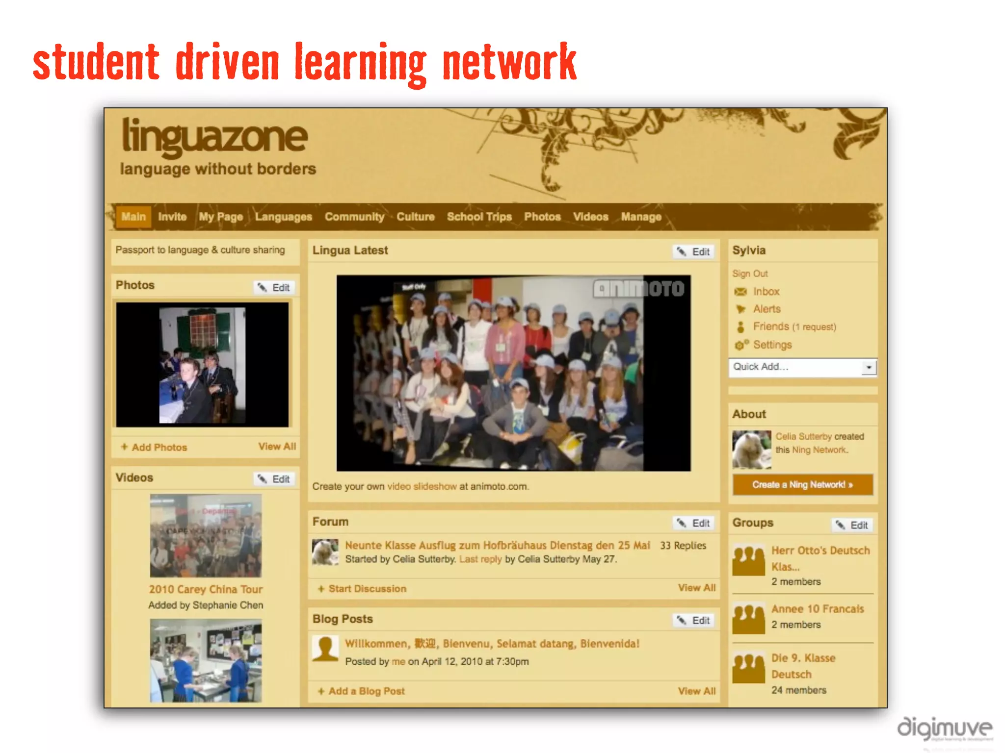 student driven learning network
 