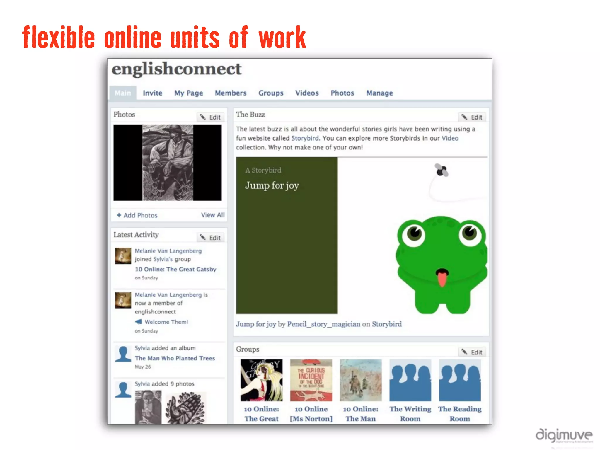 flexible online units of work
 