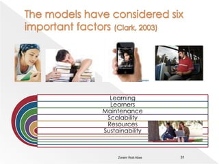 The models have incorporated old and new media(Clark, 2003)30Zoraini Wati Abas 