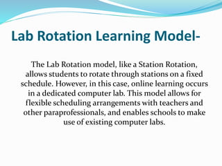 Blended learning - Online Learning and Traditional Learning | PPTX