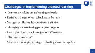 Towards Blended Learning; Strategies and Roles of Teachers | PDF