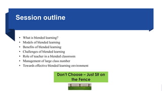 Towards Blended Learning; Strategies and Roles of Teachers | PDF