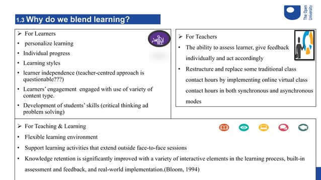 Towards Blended Learning; Strategies and Roles of Teachers | PPT