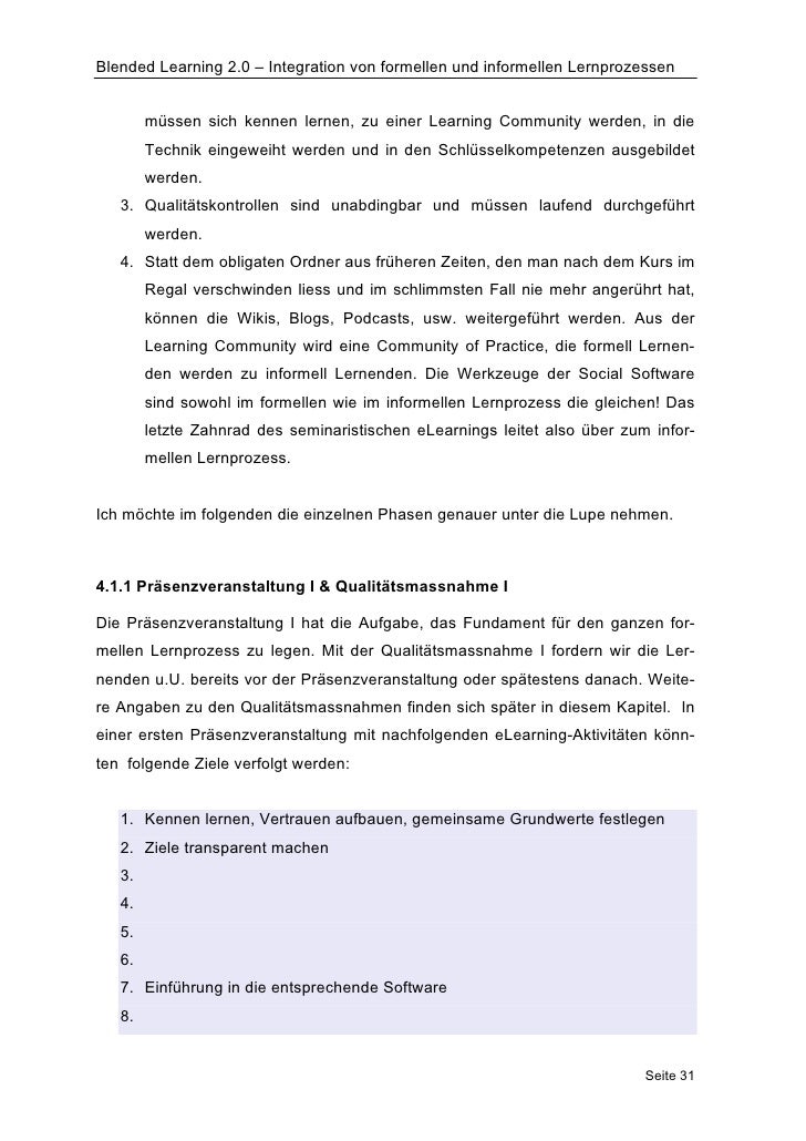 Informelles kennenlernen