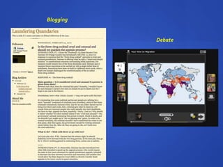 Blogging
Debate
 